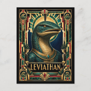 Cartão Postal Leviatã, Art Deco Mitológico