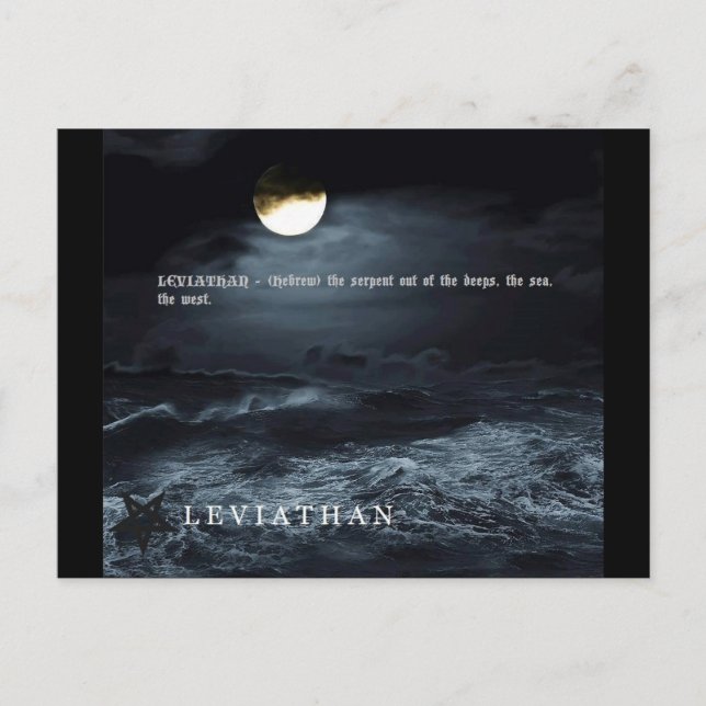 CARTÃO POSTAL LEVIATHAN (Frente)