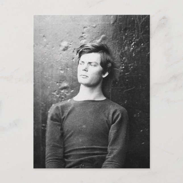 Cartão Postal Lewis Payne ~ Lincoln Conspirador 1865 (Frente)