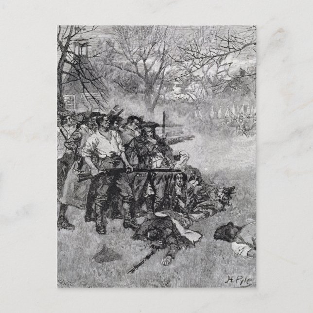 Cartão Postal Lexington Green (Frente)