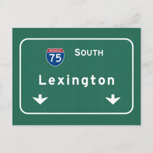 Cartão Postal Lexington Kentucky ky Interstate Highway Freeway :