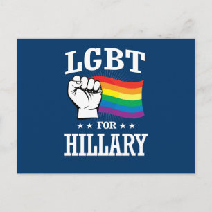 CARTÃO POSTAL LGBT POR HILLARY