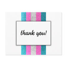 LGBTQ Transchic Modern White Wedn Glitter