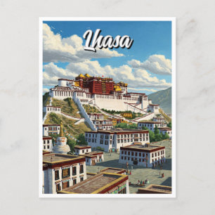 Cartão Postal Lhasa Tibete