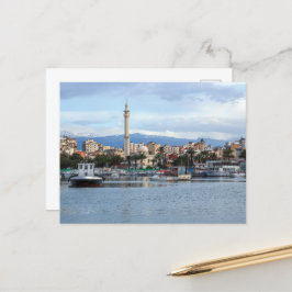 Cartão Postal Líbano Trípoli Al Mina Barcos de Pesca da Cidade A