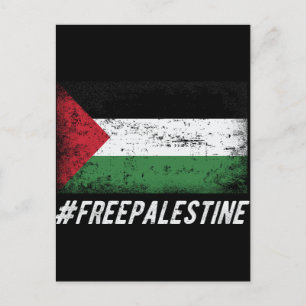 Cartão Postal Liberdade de expressão na Palestina