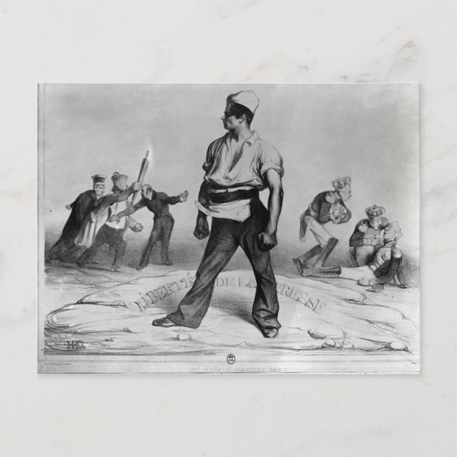 Cartão Postal Liberdade de imprensa (Frente)