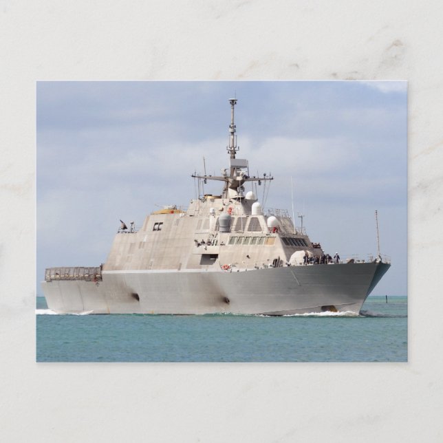 Cartão Postal Liberdade do USS (LCS 1) (Frente)