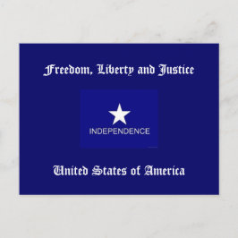 Cartão Postal Liberdade, Liberdade e Justiça