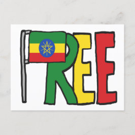 Cartão Postal Liberdade na Etiópia