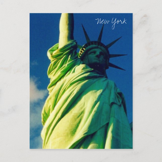 Cartão Postal liberdade ny (Frente)