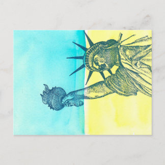 Cartão Postal Liberdade para a Ucrânia