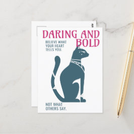 Cartão Postal Libere sua raia interna acredite em você