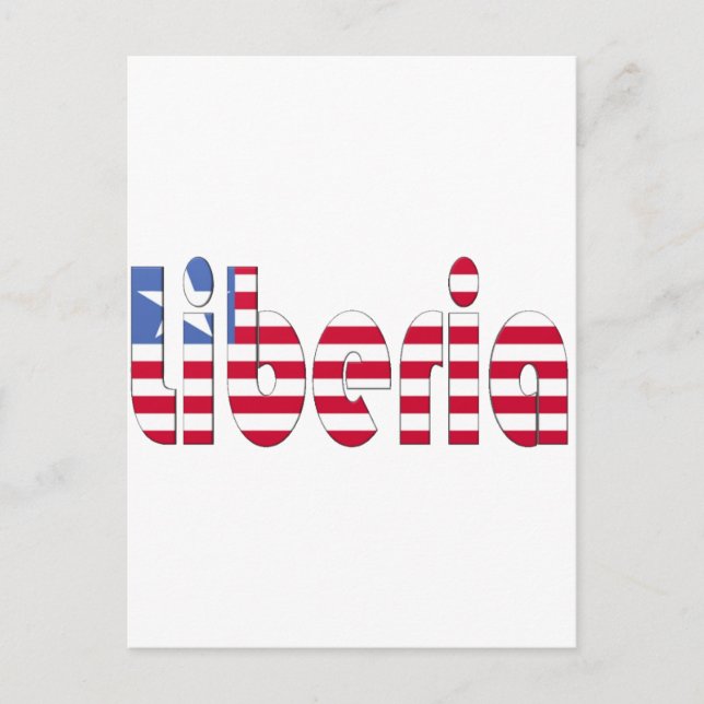 Cartão Postal Libéria (Frente)