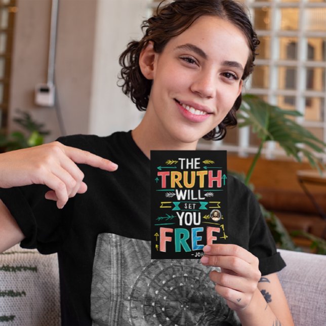 Cartão Postal Libertação Através da Verdade (Criador carregado)