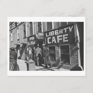 Cartão Postal Liberty Cafe Vintage 1939 - Foto do Restaurante