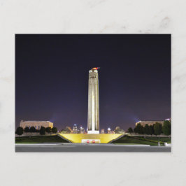 Cartão Postal Liberty Memorial at Night, Kansas City, Missouri