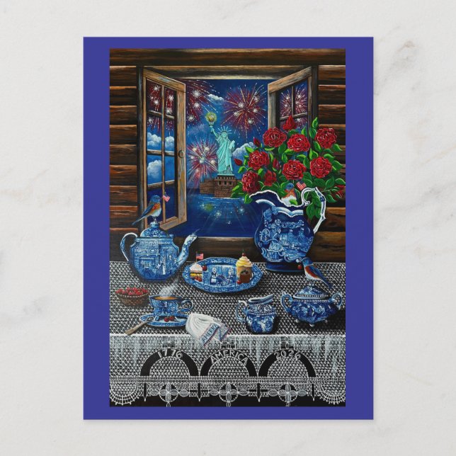 Cartão Postal Liberty’s Tea Time Delight! (Frente)