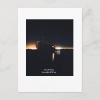 Cartão Postal Liberty Ship SSJeremiah O'Brien - Personalizado