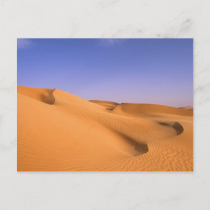 Cartão Postal Líbia, Fezzan, deserto do Saara, Erg Murzuq, Areia