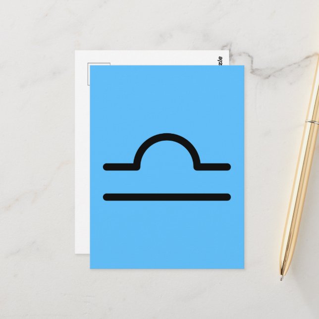 Cartão Postal Libra (Frente/Verso In Situ)