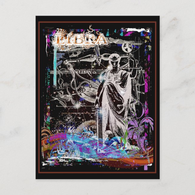 Cartão Postal Libra (Frente)