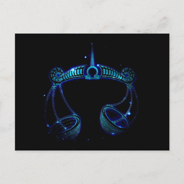 Cartão Postal Libra (Frente)