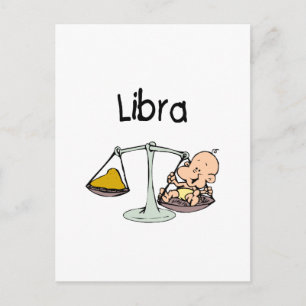 Cartão Postal Libra