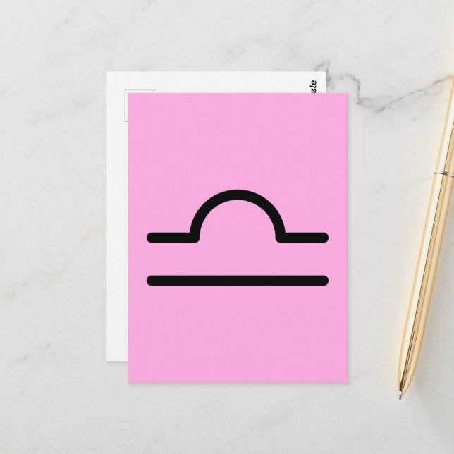 Cartão Postal Libra (Frente/Verso In Situ)