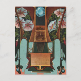 Cartão Postal Libra - Zodiac