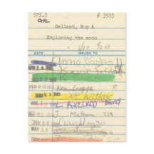 Library Card 3503 Exploring the Moon