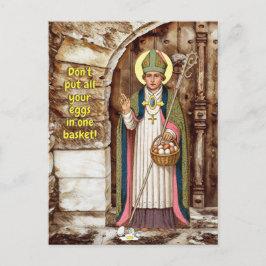 Cartão Postal Liçāo de S. Swithin & os Ovos Quebrados