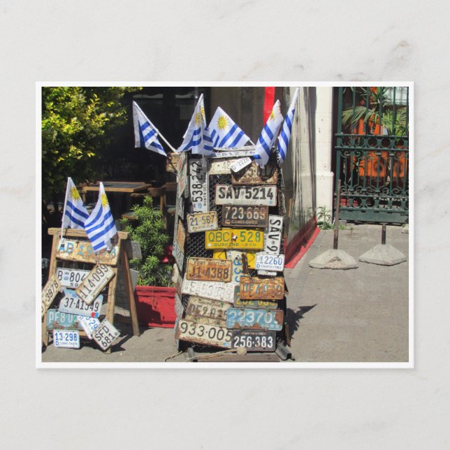 Cartão Postal licenças montevideo (Frente)