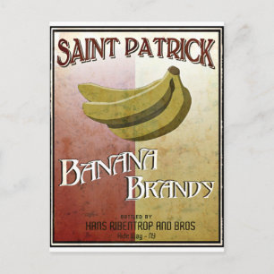 Cartão Postal Licor de Banana