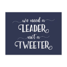 Líder Político Engraçado Anti-Trump Não Tweeter Pi