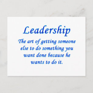 Cartão Postal Liderança