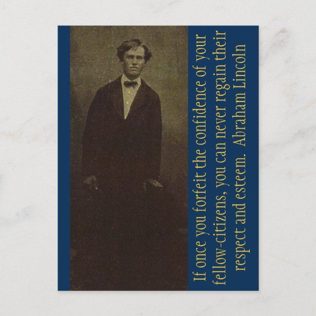 Cartão Postal Liderando com Respeito e Esteem (Frente)