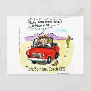 Cartão Postal Life Coach GPS