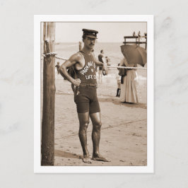 Cartão Postal Lifeguard Brighton Beach 1905