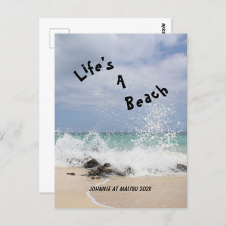 Cartão Postal Life's A Beach