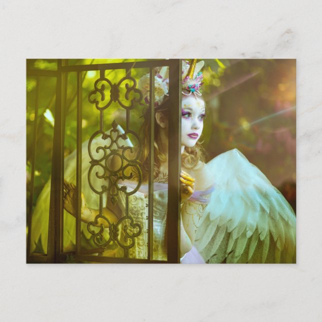 Cartão Postal Light Unicorn Princess (Frente)