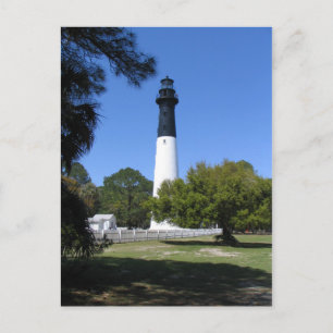 Cartão Postal Lighthouse Postcard - Hunting Island, SC