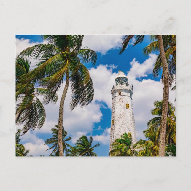 Cartão Postal Lighthouses | Dewundara Matara Sri Lanka (Frente)