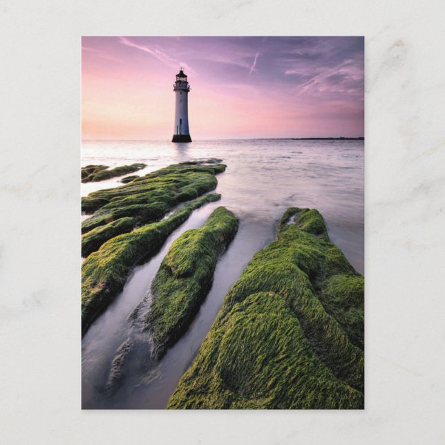Cartão Postal Lighthouses | New Brighton Lighthouse, UK (Frente)