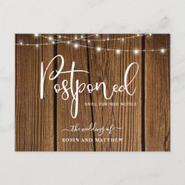Cartão Postal Lights, Anúncio de casamento
