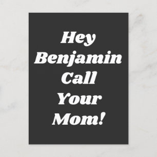 Cartão Postal Ligue para a sua mãe e diga que o presente é engra