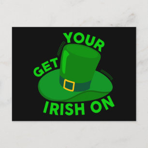 Cartão Postal Ligue seu irlandês