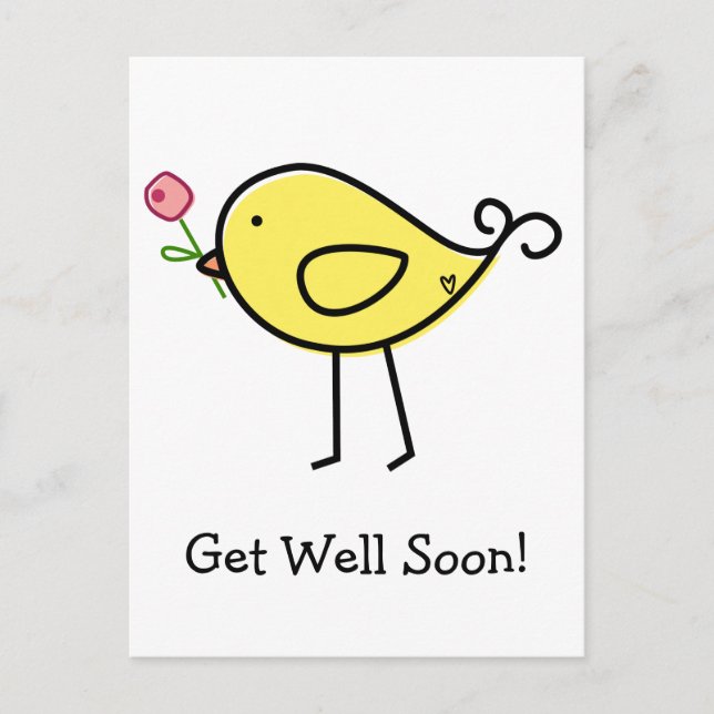 Cartão Postal Lil' Birdie (Frente)