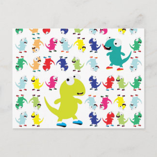 Cartão Postal Lil Dino Lizards