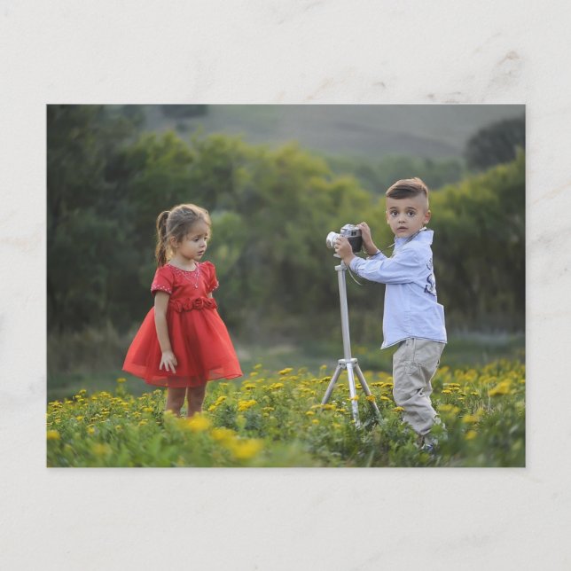 Cartão Postal Lil fotógrafo (Frente)